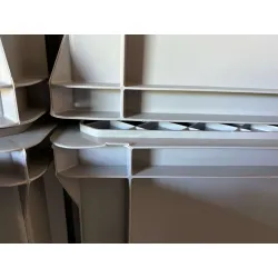 POJEMNIK 400x300x220 SZARY ZESTAW 96 SZT II GAT.